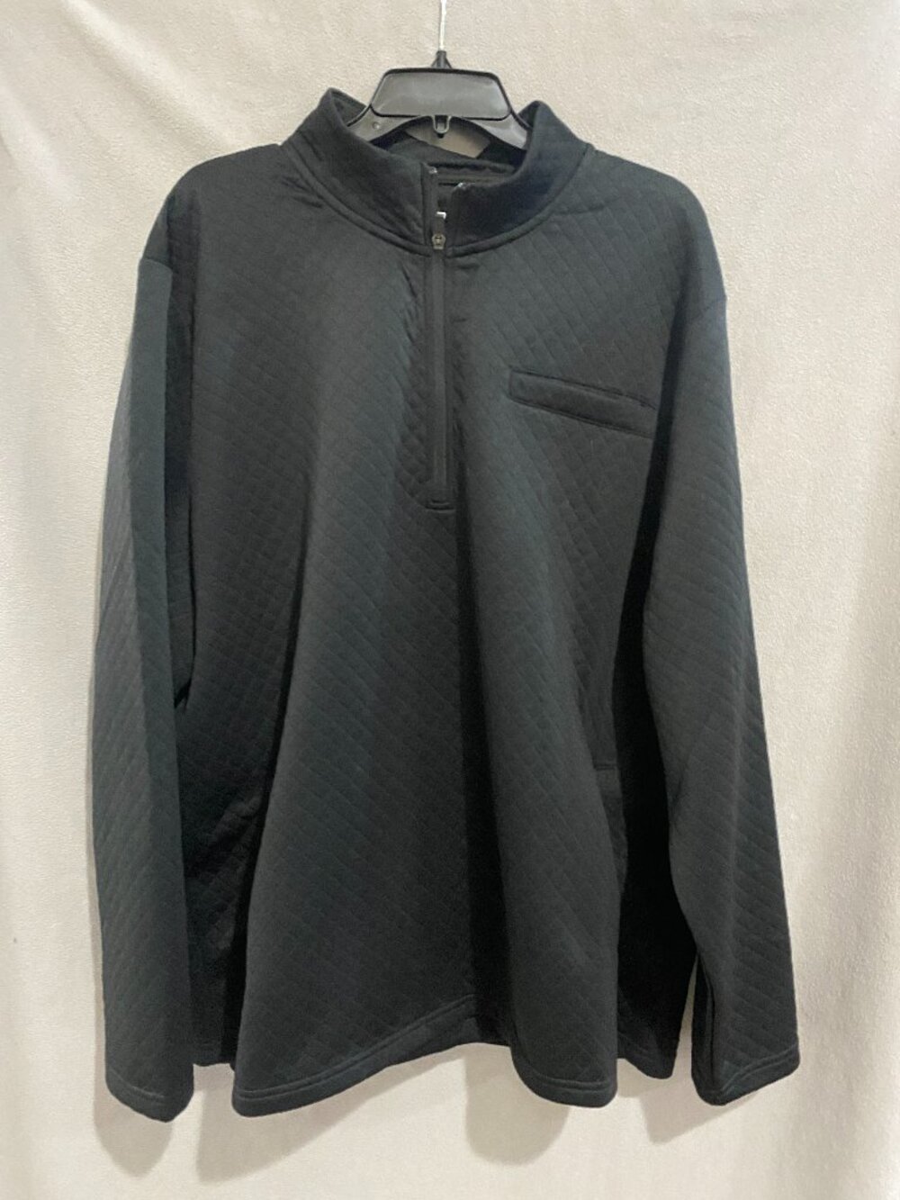 Callaway Golf Opti-Dri Black Quilted 1/4 Zip Pullover Men’s XXL